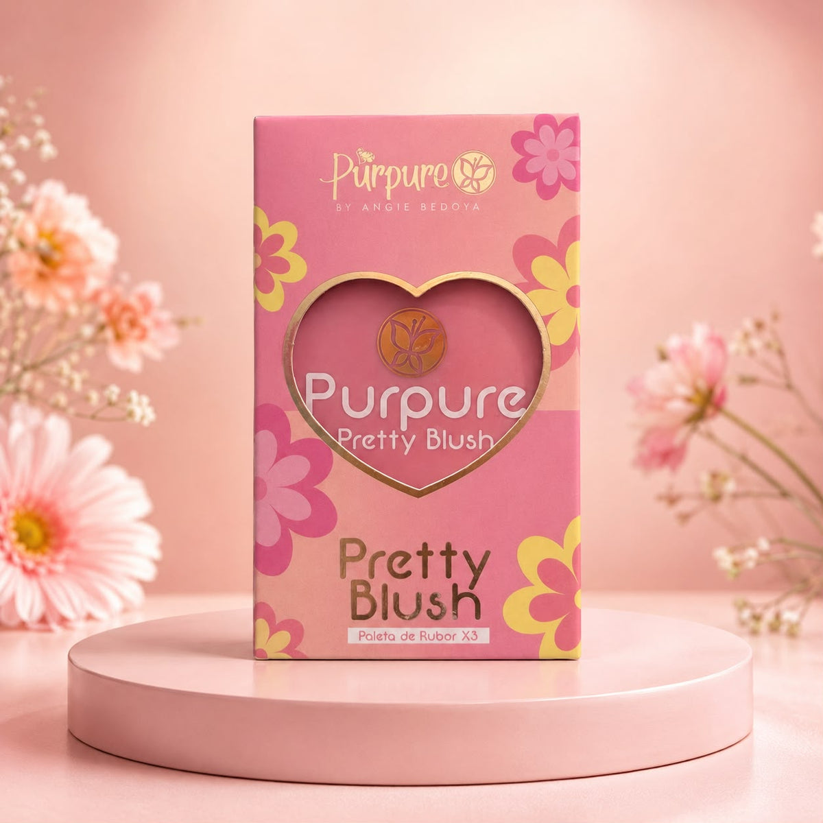Pretty Blush Three-Shade Powder Palette