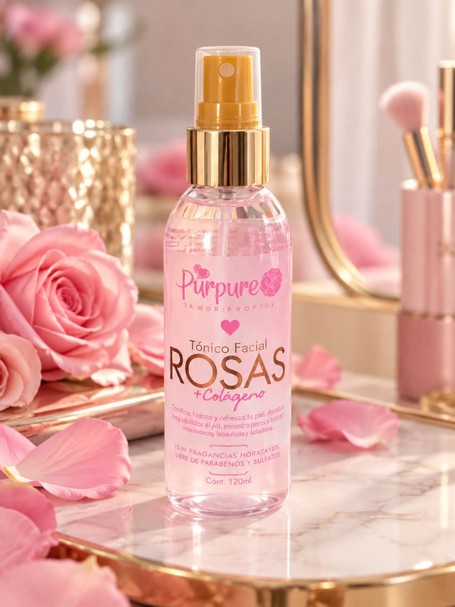 Purpure Rose & Collagen Facial Toner — 120 mL