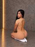 Atrevida Open-Back Scrunch Romper